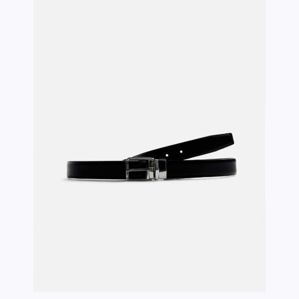 ZARA REVERSIBLE LEATHER BELT SIZE 40 (XL)